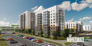 2-к квартира, строящийся дом, 42м2, 10/12 этаж
