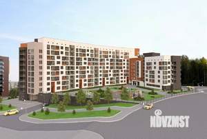 1-к квартира, строящийся дом, 42м2, 5/9 этаж