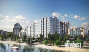 2-к квартира, строящийся дом, 43м2, 13/14 этаж