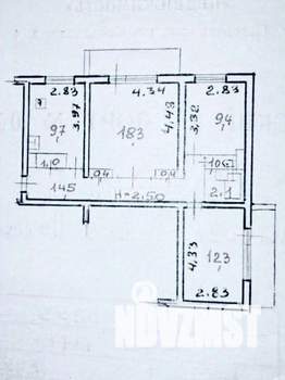 3-к квартира, вторичка, 69м2, 6/11 этаж