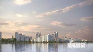 1-к квартира, строящийся дом, 33м2, 13/25 этаж