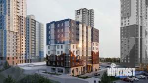 2-к квартира, строящийся дом, 37м2, 2/19 этаж